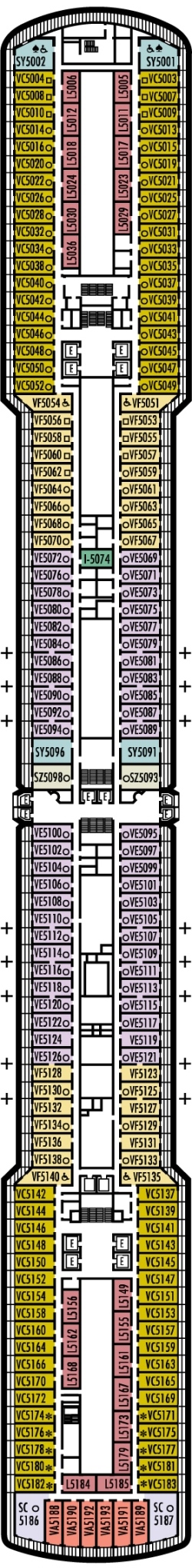 Deck 5: Verandah Deck