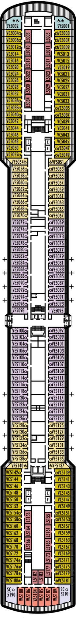 Deck 5: Verandah Deck