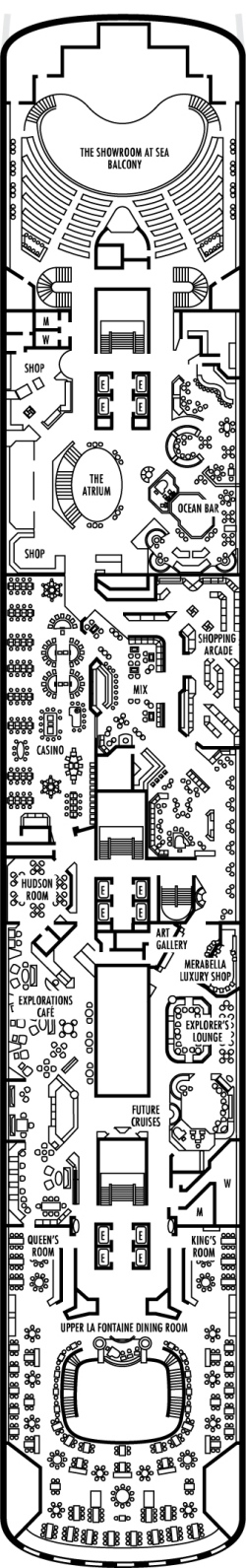 Deck 5: Upper Promenade Deck