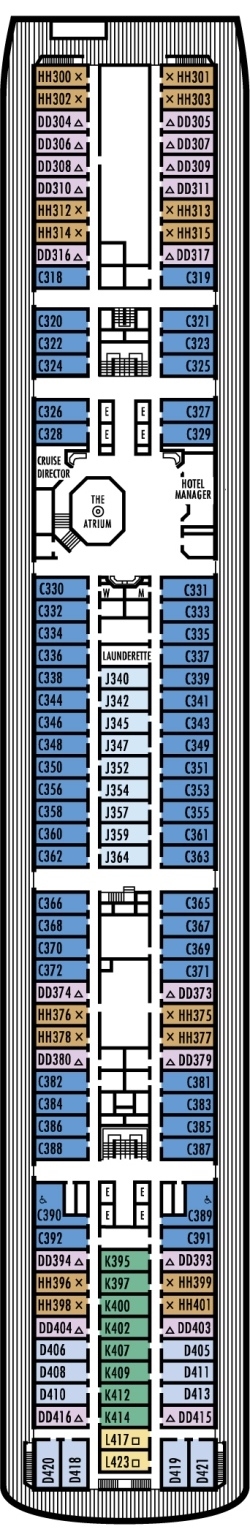 Deck 6: Lower Promenade Deck