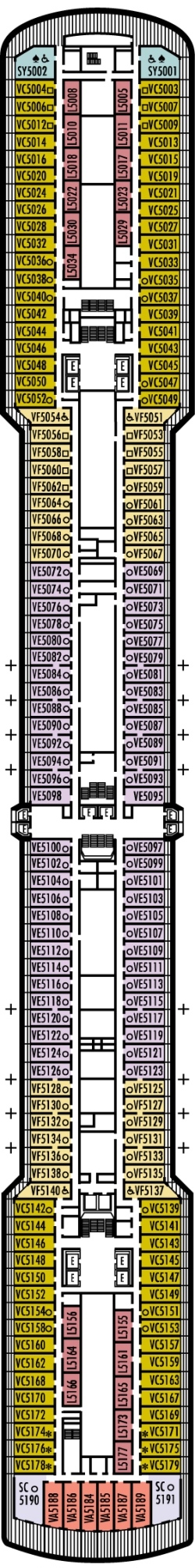 Deck 5: Verandah Deck